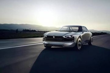 巴黎車展上又推出了一款另類的車型e-Legend 靈感來源于50年前經(jīng)典的標致504 Coupe