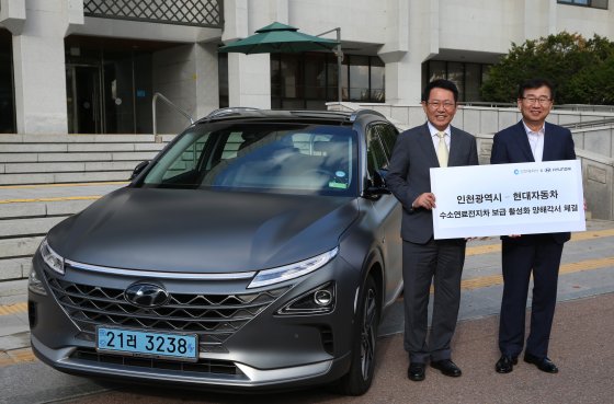 現(xiàn)代汽車、仁川市、氫電動(dòng)車普及普及mou