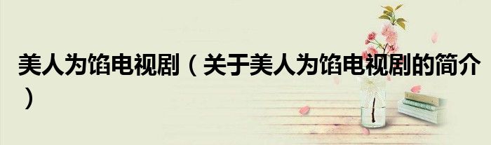 美人為餡電視?。P(guān)于美人為餡電視劇的簡介）