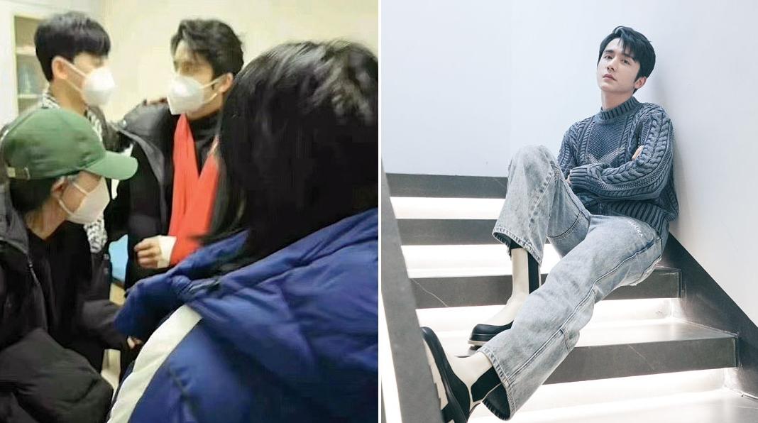張新成與張杰掰手腕致手臂骨折（意外事故，節(jié)目組致歉）