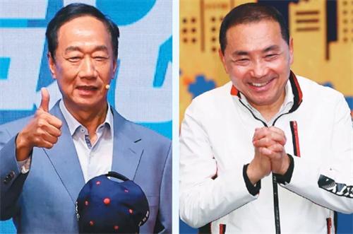 民調(diào)：34%選民希望下架民進(jìn)黨，藍(lán)營超半數(shù)支持侯友宜參選2024“大選”