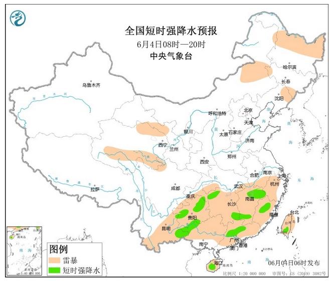貴州云南江西廣東等地強(qiáng)對流天氣持續(xù)，災(zāi)害防御建議發(fā)布