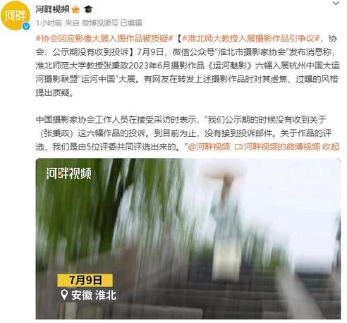 高校教授入展作品虛焦過(guò)曝被質(zhì)疑，協(xié)會(huì)回應(yīng)：公示期未收到投訴