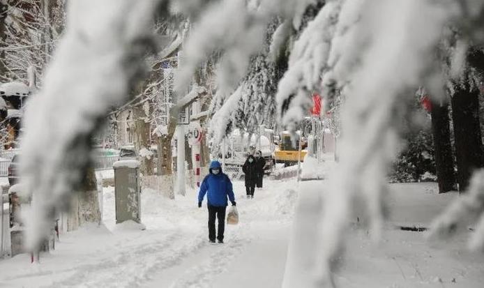 寒潮來襲，冷流雪肆虐煙臺(tái)威海，如北極科考一般的冰雪景觀！